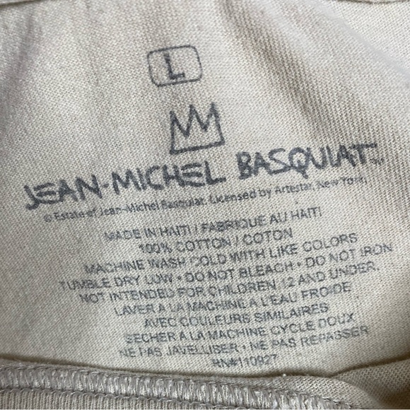 Jean-Michel Basquait Short Sleeve Graohic Tee Sz Lg - Picture 8 of 8